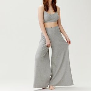 NWT FREE PEOPLE Oh Ribs Set in Grey